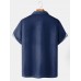 Men's Basic Solid Color Lapel POLO Shirt